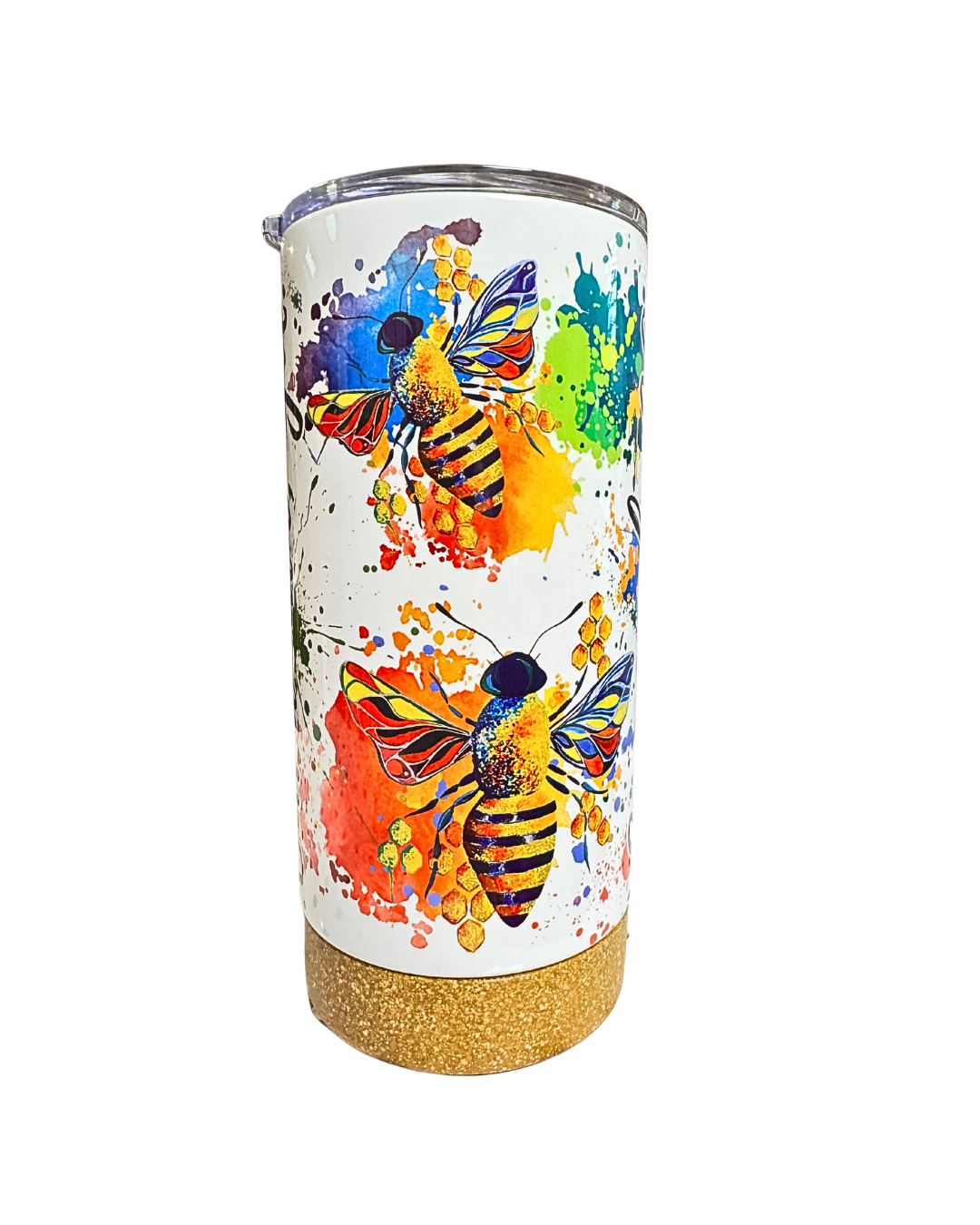 17oz Tumbler Featuring Artistry Hall's Honey Bee Artwork