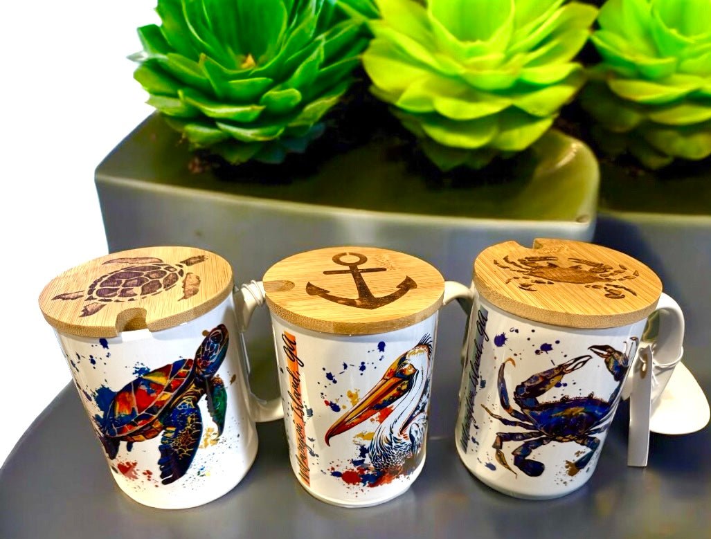 Coastal Animal Coffee Mugs