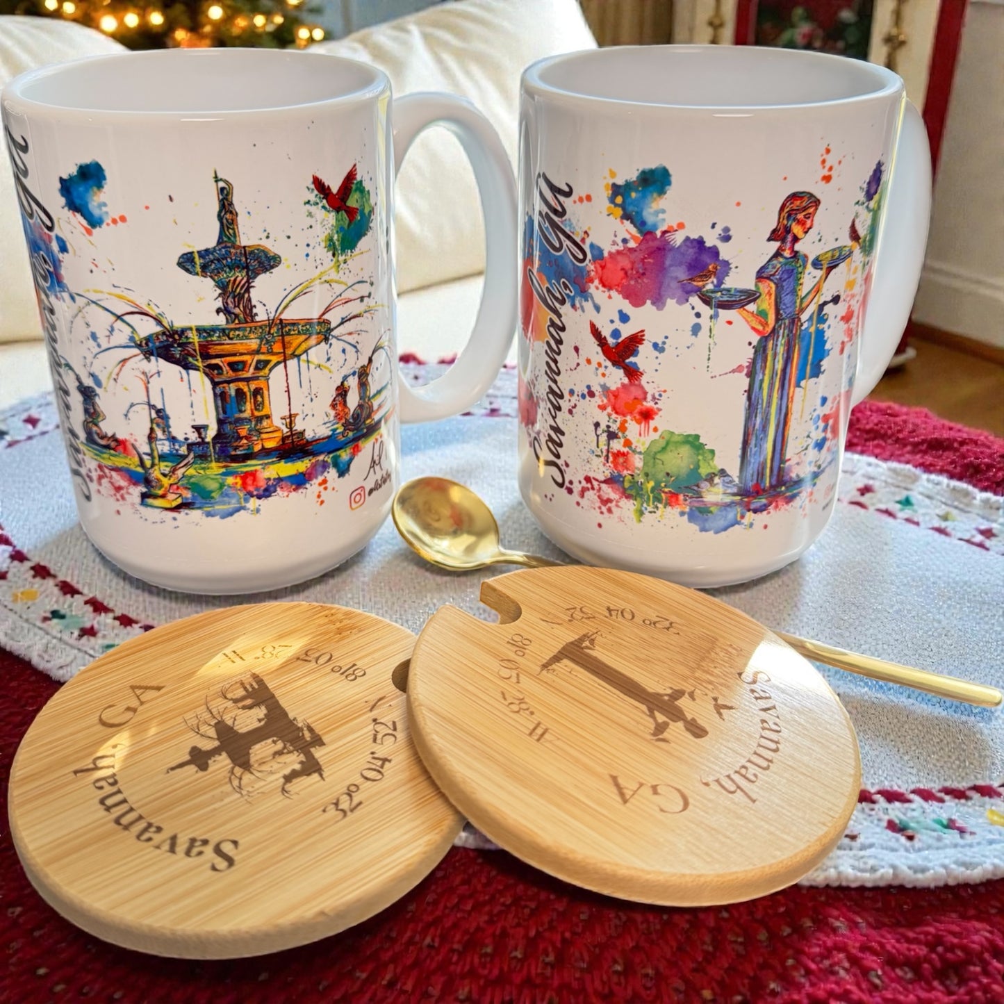 Savannah GA Bird Girl Coffee/Tea Cup