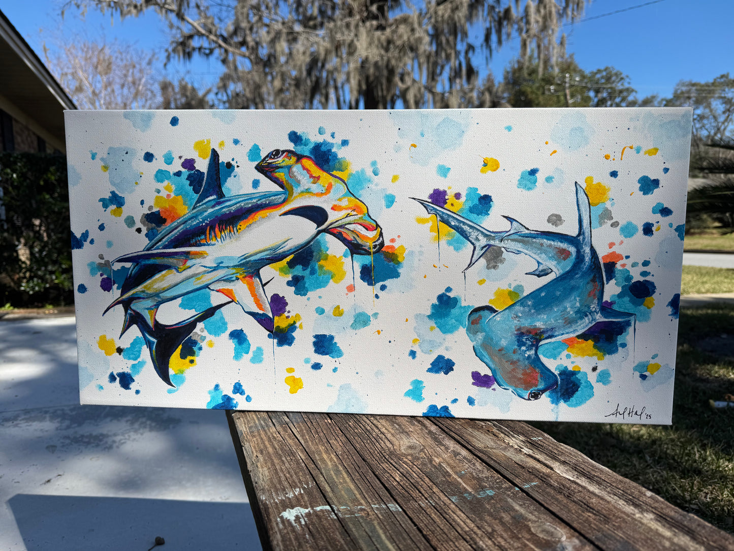 "Blue Finn's" Original Painting