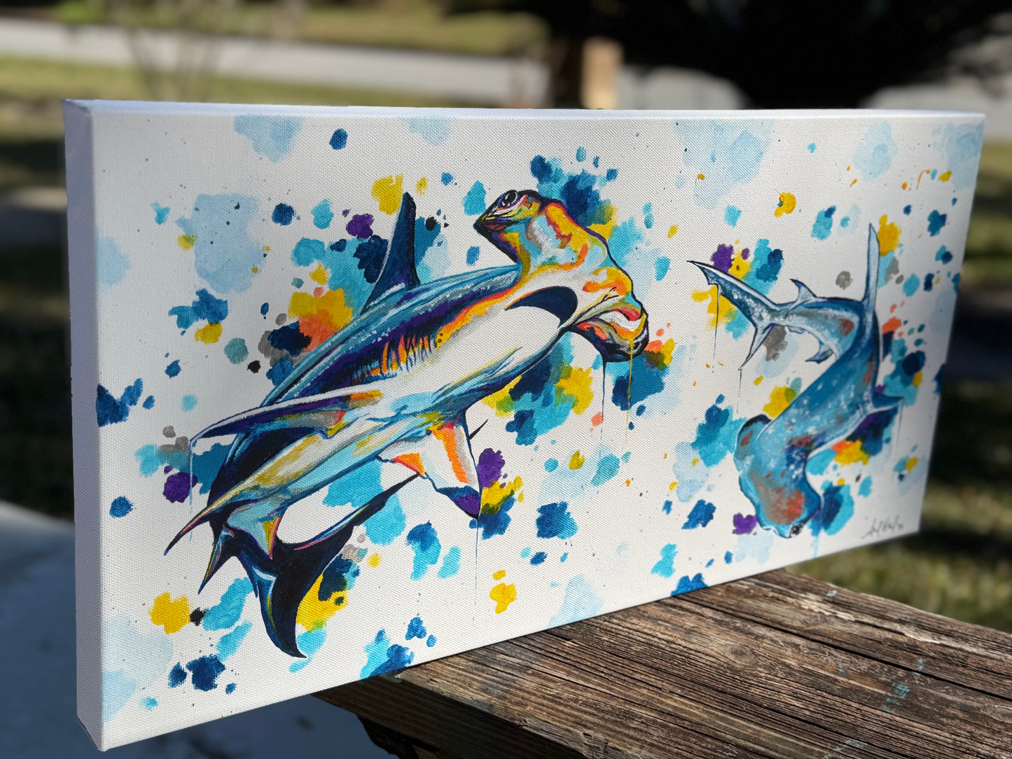 "Blue Finn's" Original Painting