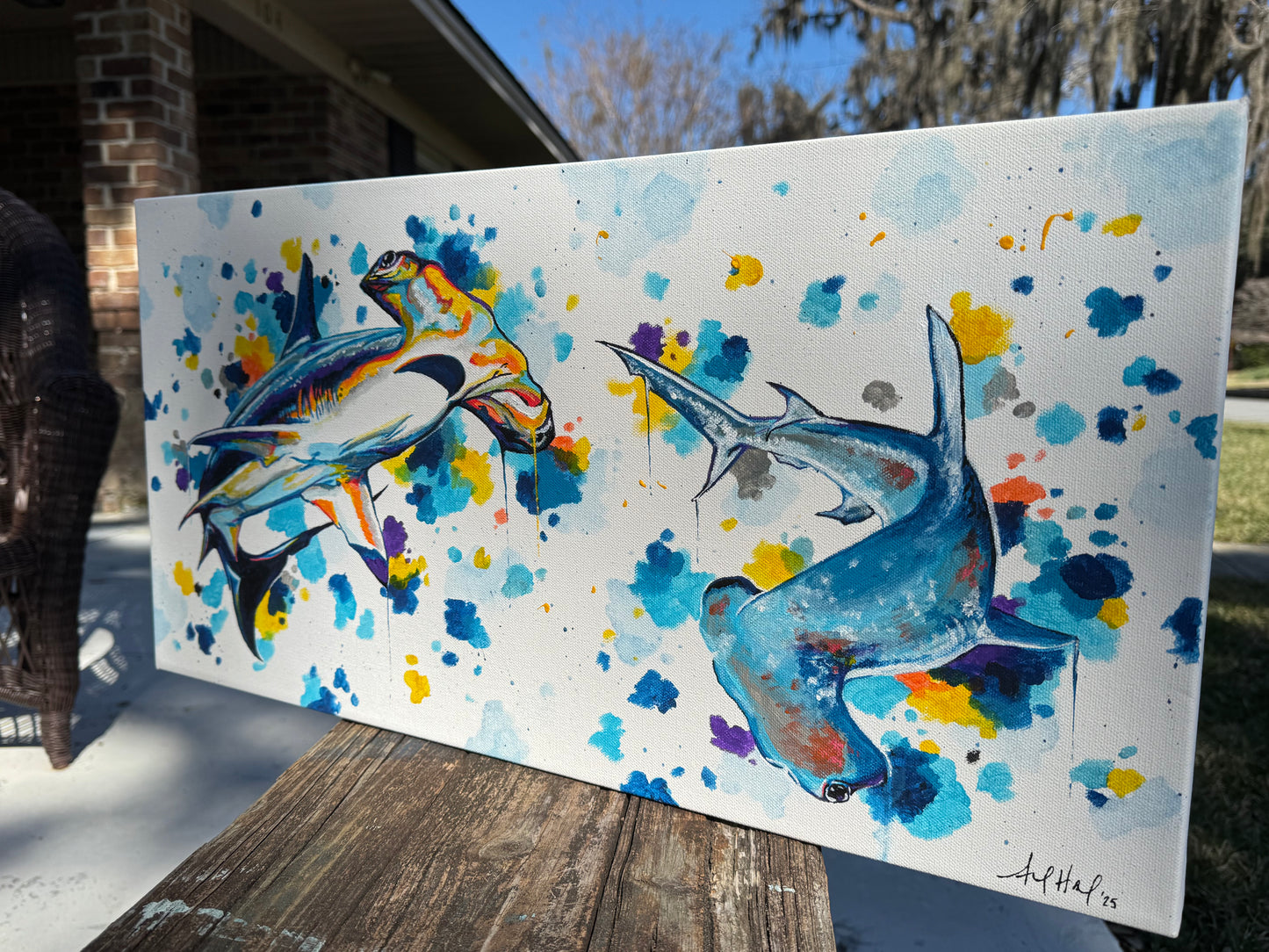 "Blue Finn's" Original Painting