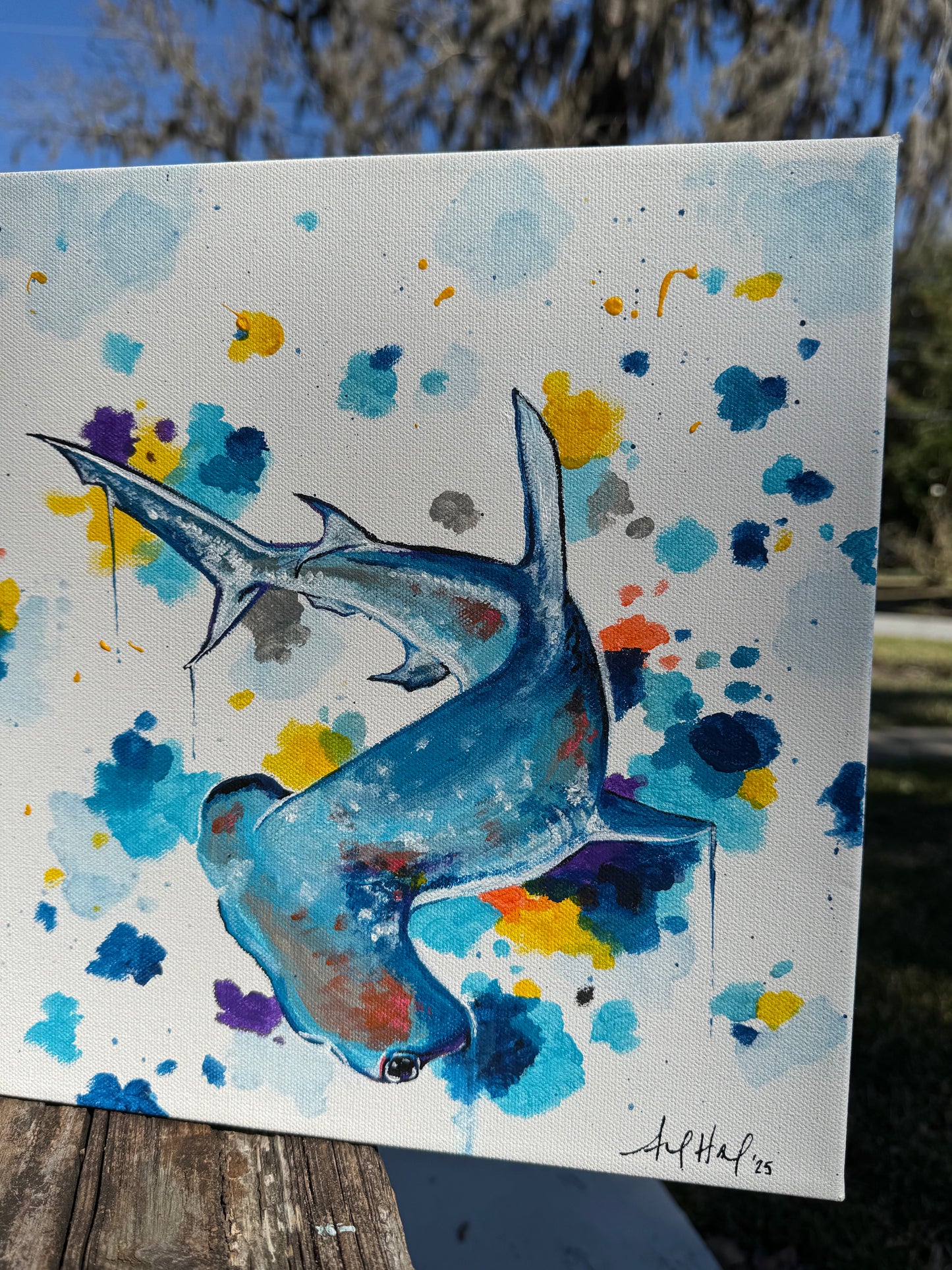 "Blue Finn's" Original Painting