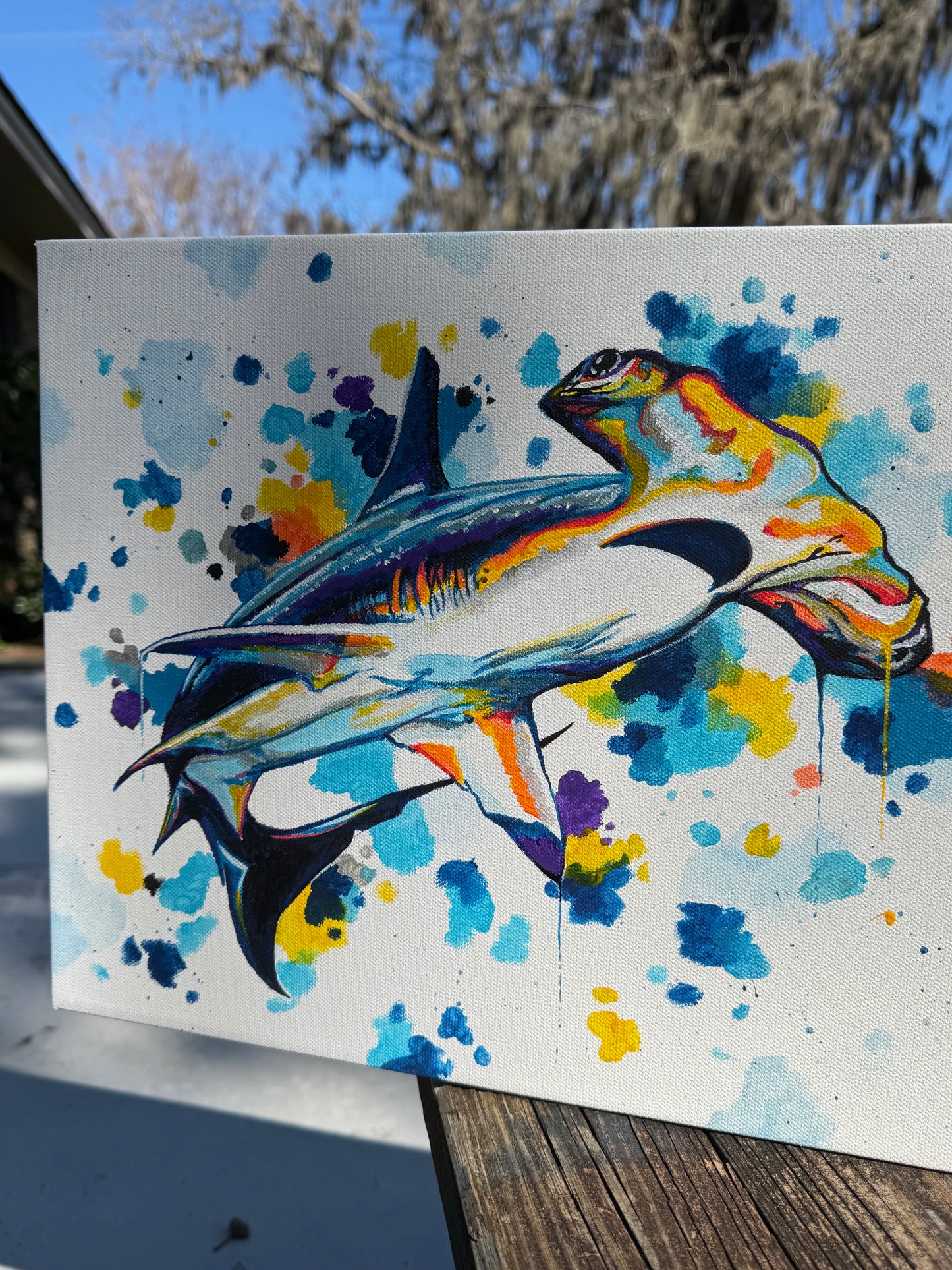 "Blue Finn's" Original Painting