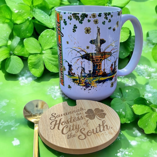 St. Patrick's Day Forsyth Fountain Coffee / Tea Mug
