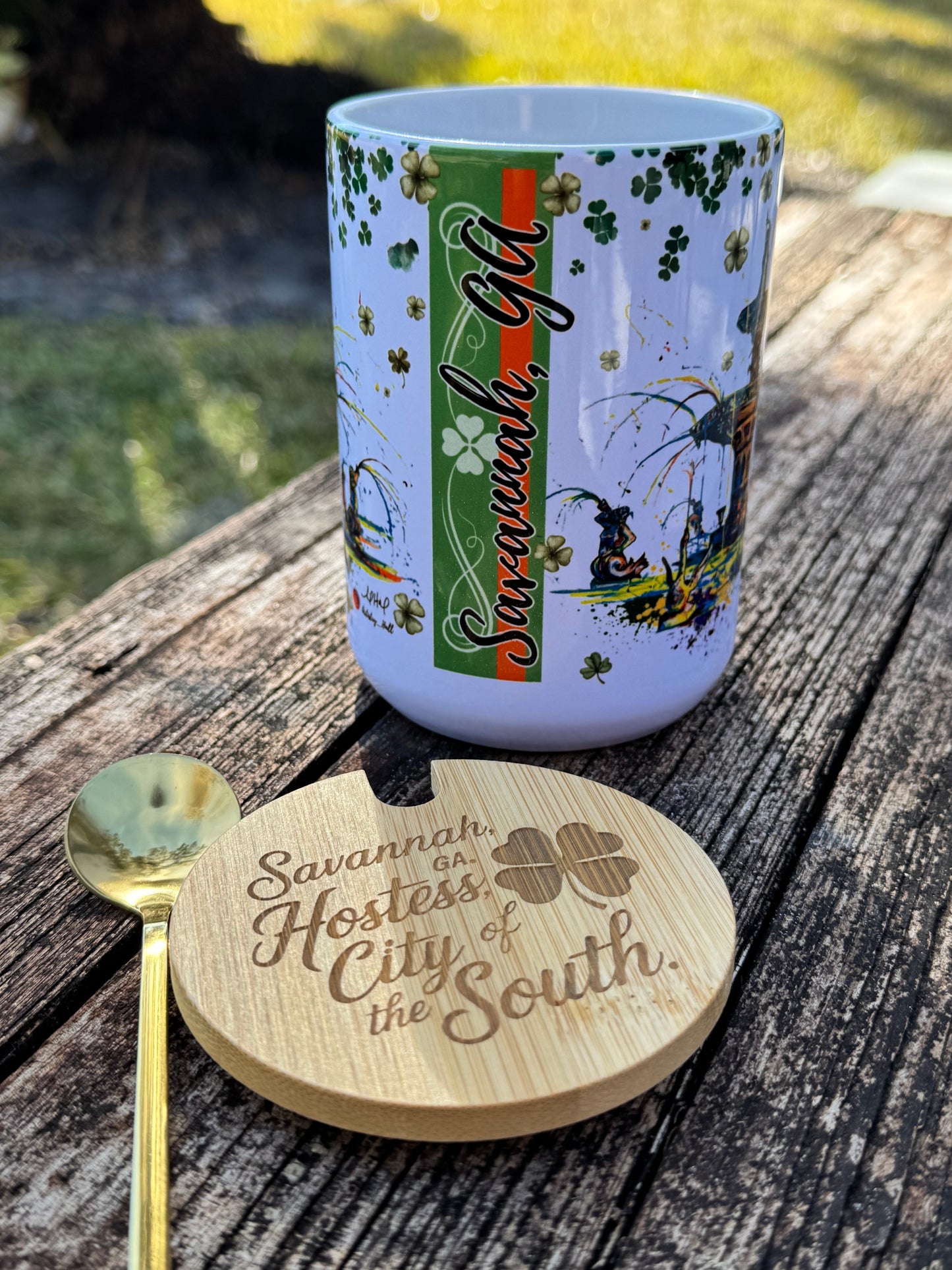 St. Patrick's Day Forsyth Fountain Coffee / Tea Mug