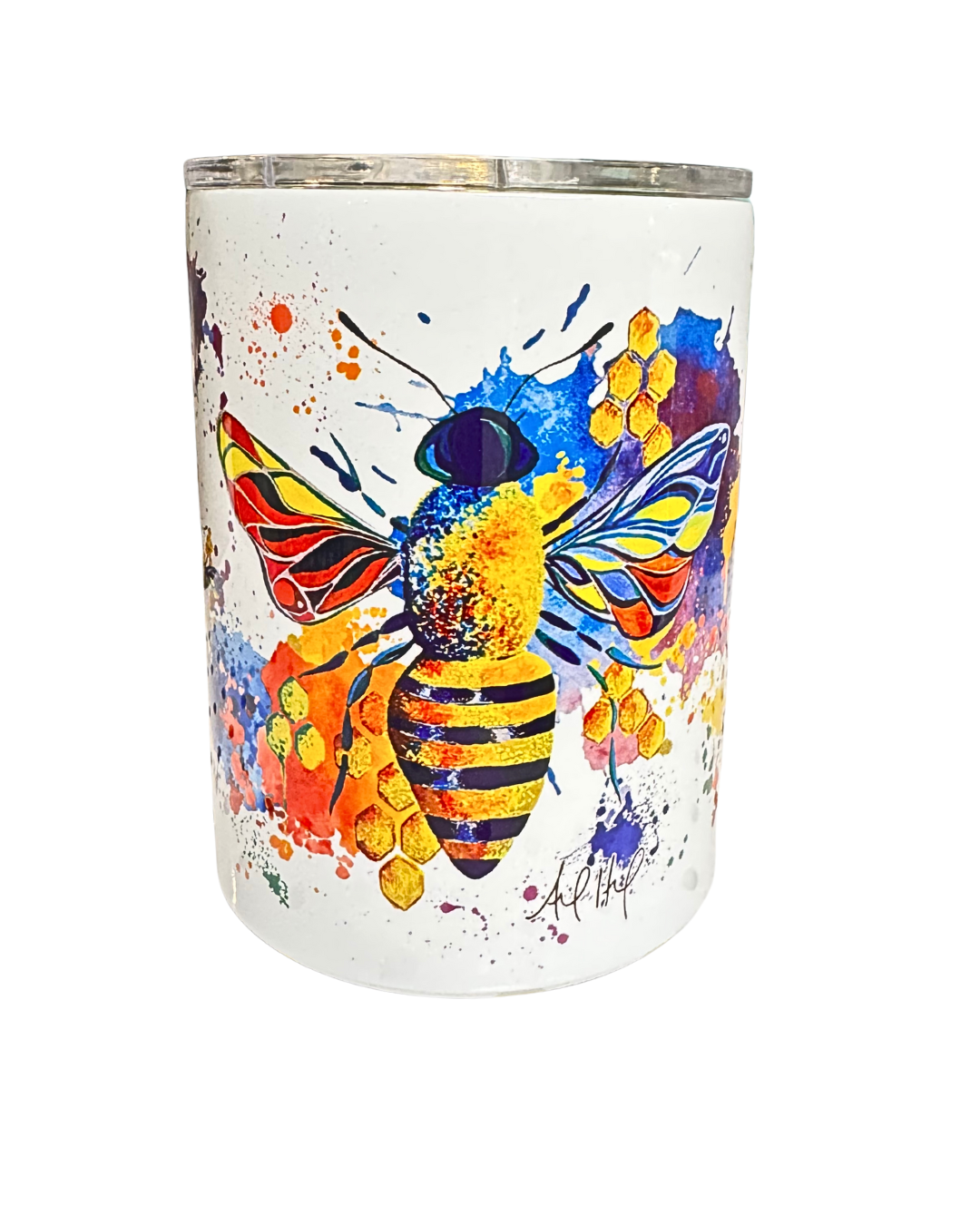 12oz Short TumblersFeaturing Artistry Hall's Honey Bee Artwork