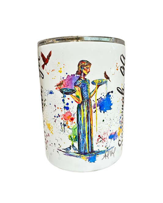 Bird Girl & Forsyth Park 12oz Short Tumbler