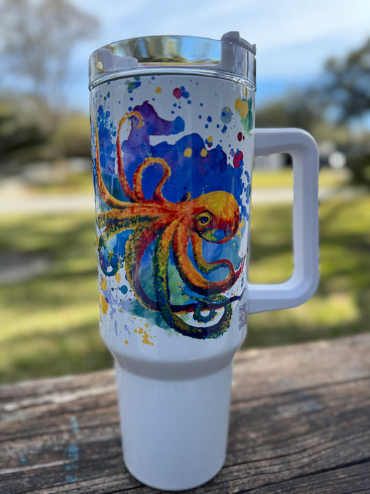 40oz Octopus Tumbler