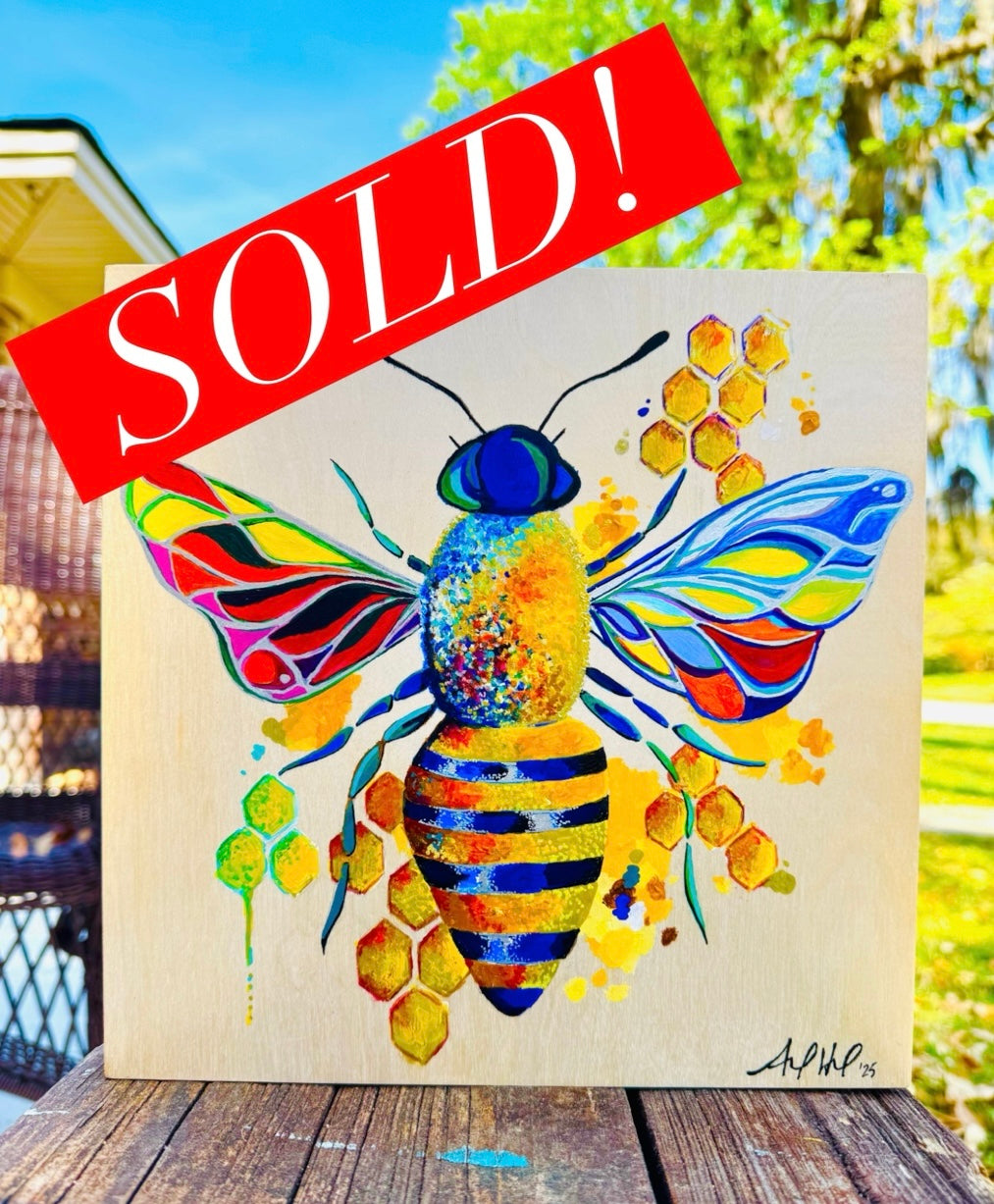 "Honey" - Bee Original Painting
