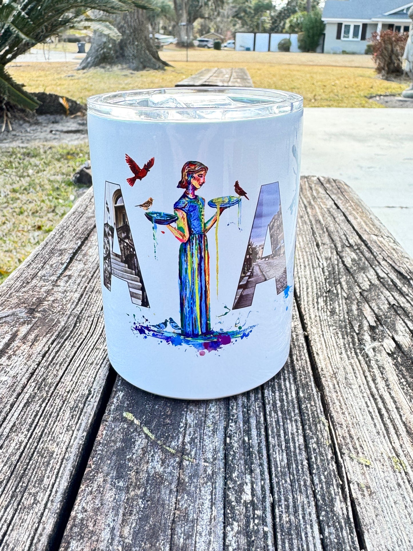 Bird Girl SAV 15oz Short Tumbler