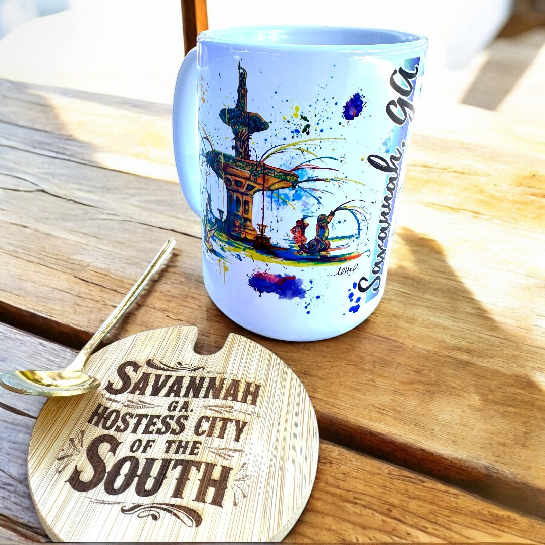 Forsyth Park Fountain Coffee Mug