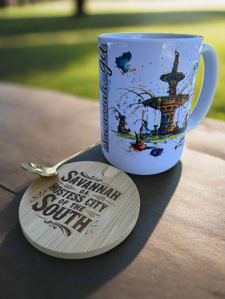 Forsyth Park Fountain Coffee Mug