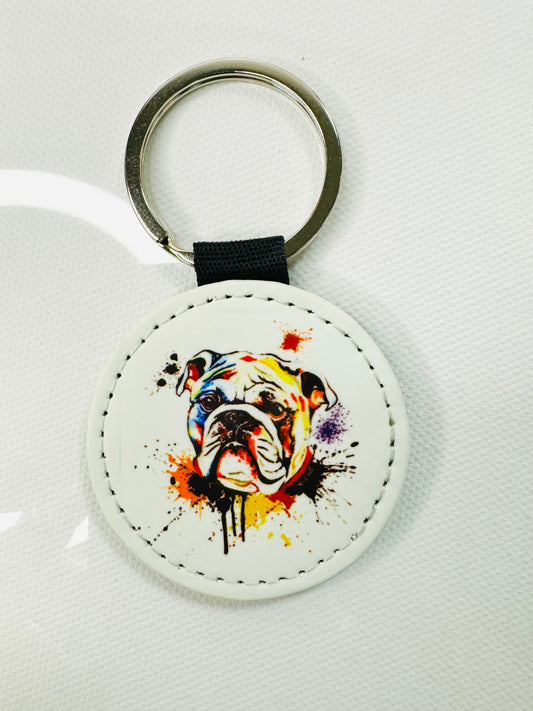 Go Dawgs Wine Keychain