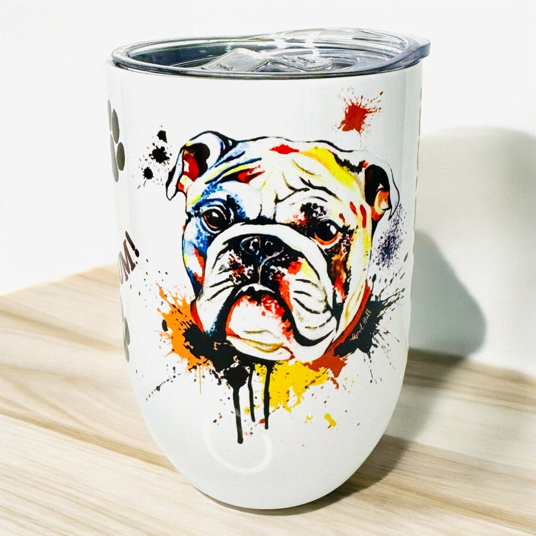 Go Dawgs Wine Tumbler