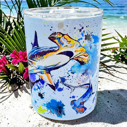 Hammerhead Shark 15oz Short Tumbler