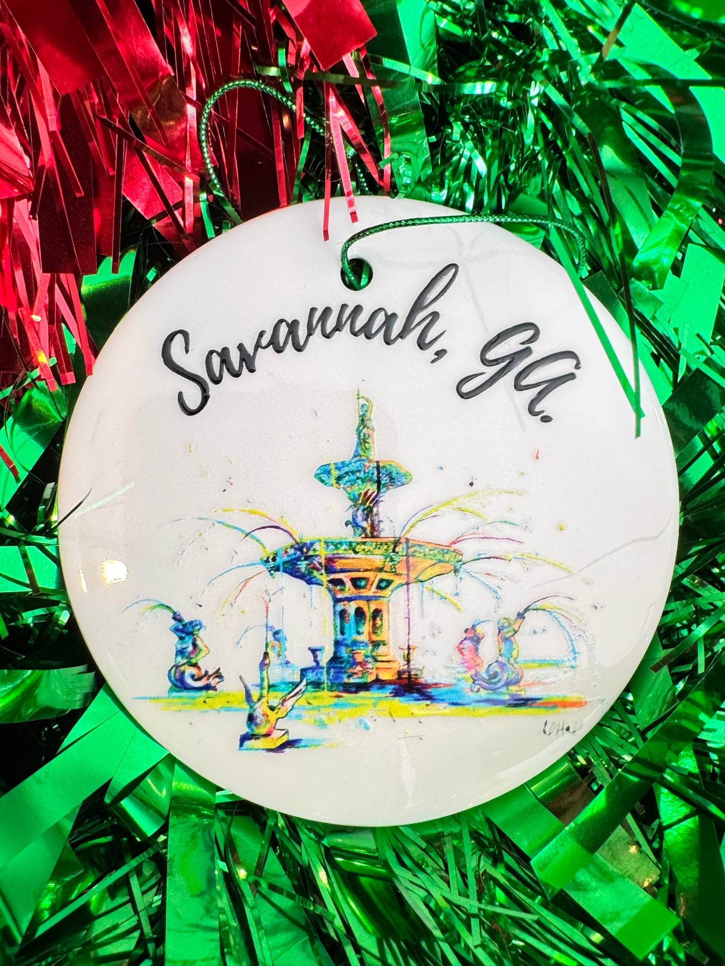 3in Ceramic Christmas Ornaments