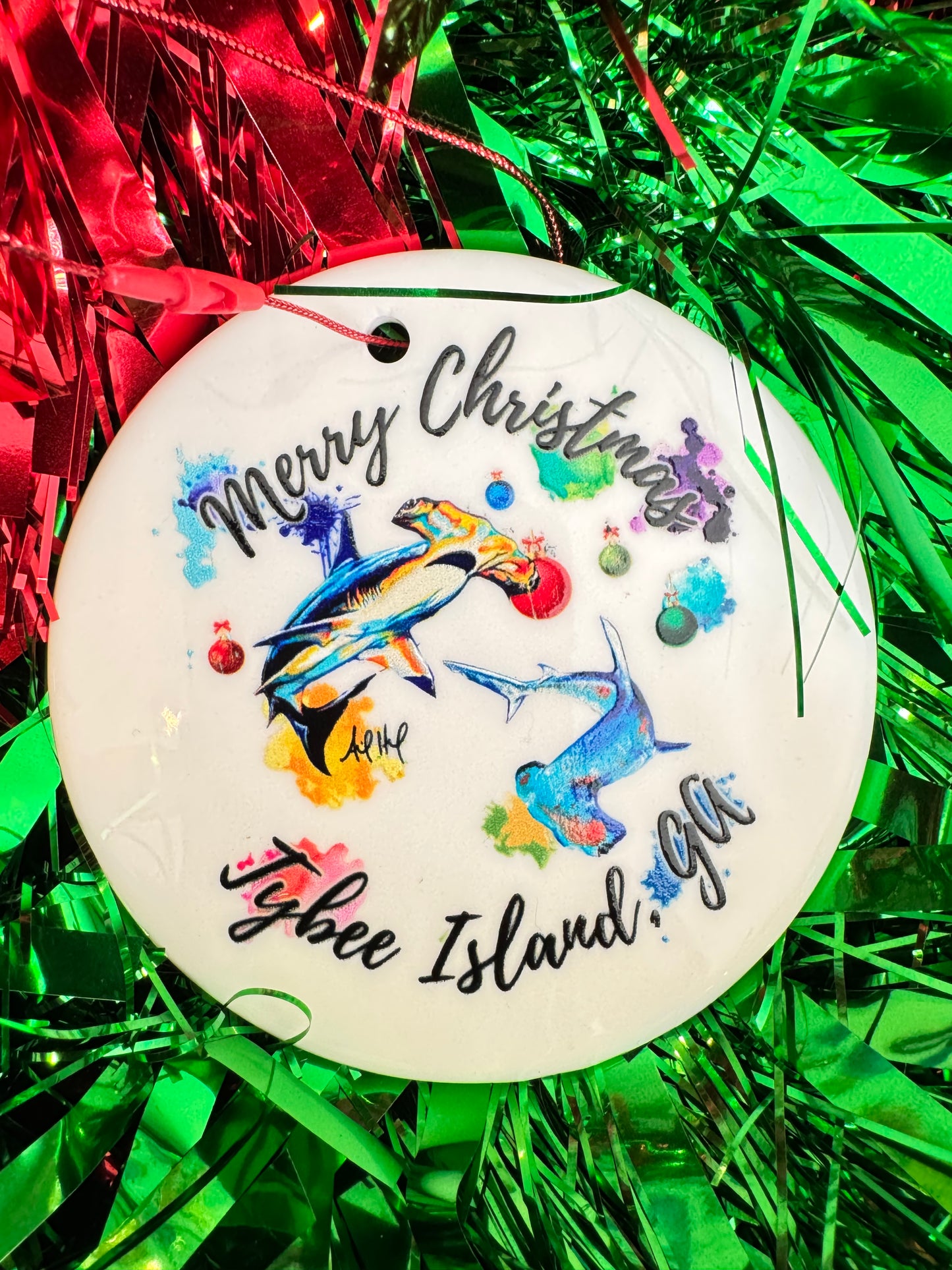 3in Ceramic Christmas Ornaments