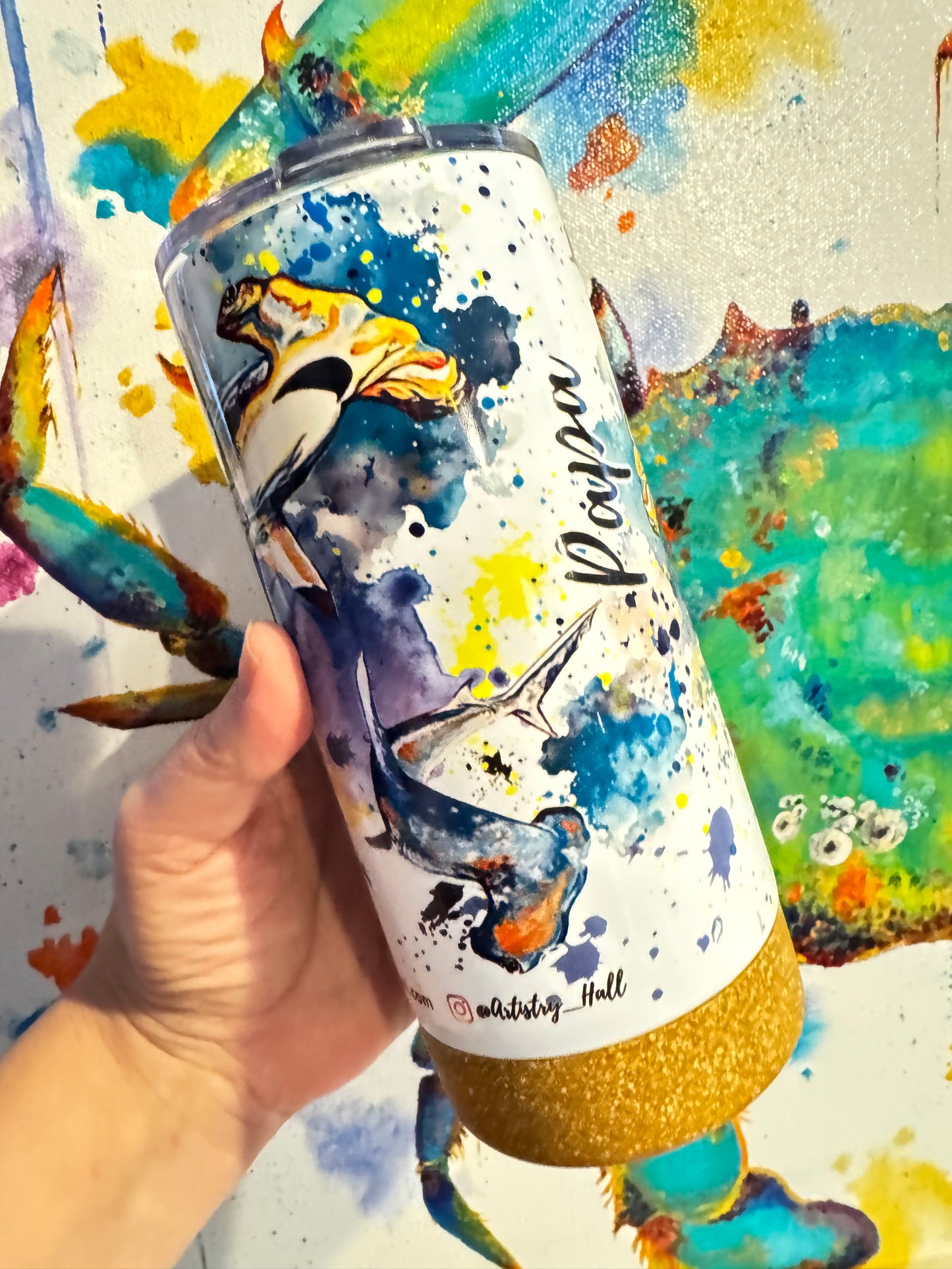 Blue Finn's 17oz Tumbler