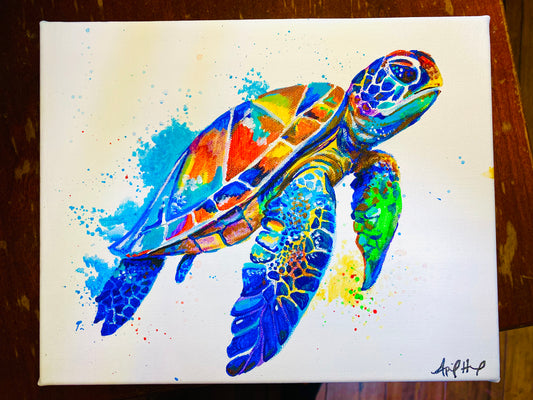 "Nugget" - Turtle Original Painting