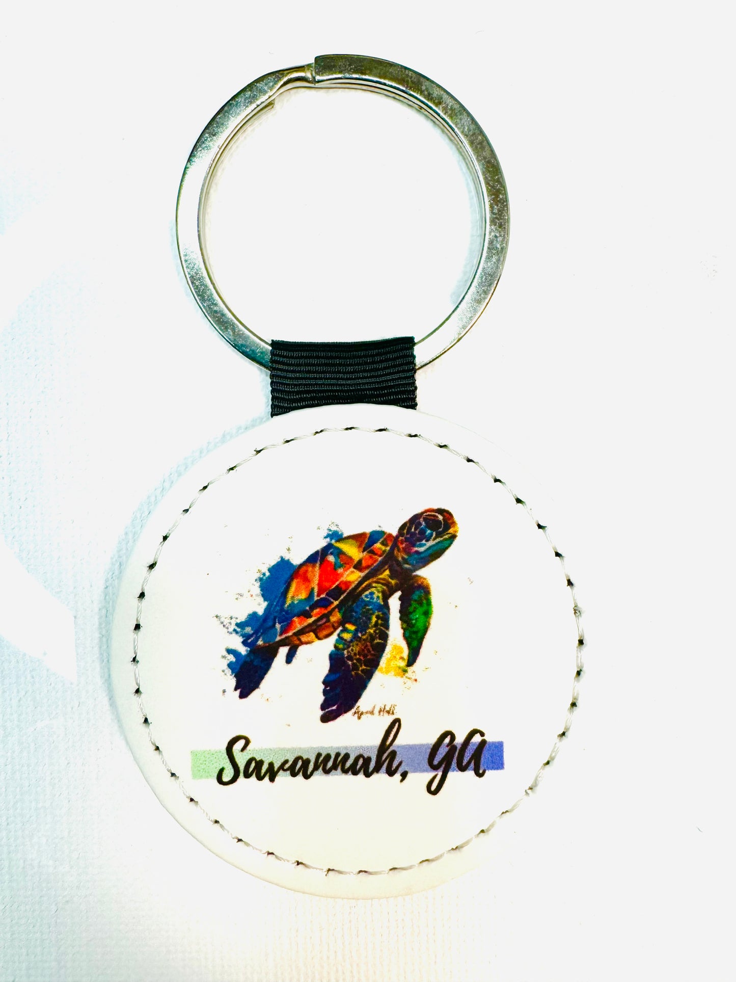 Nugget's Leather Keychain