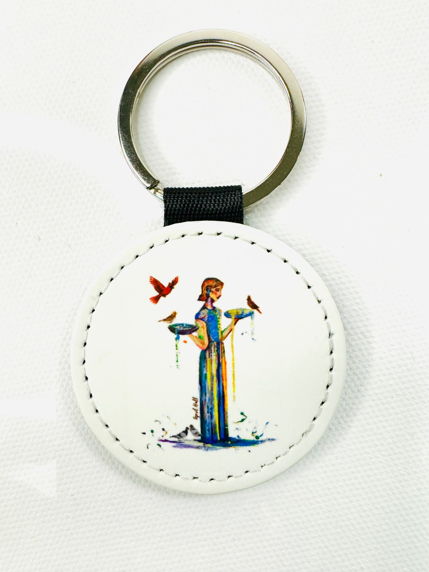 Bird Girl Keychain