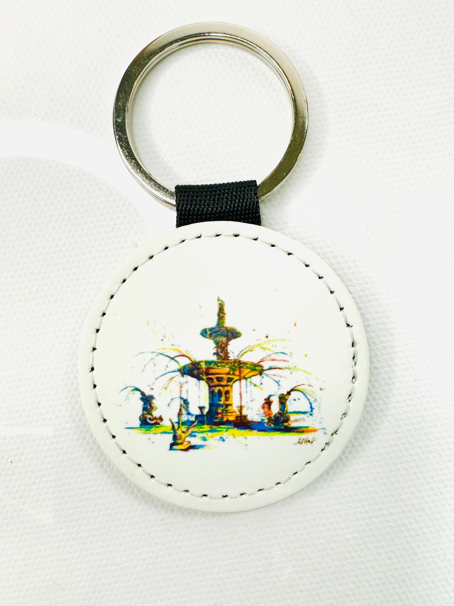 Forsyth Park Leather Keychain