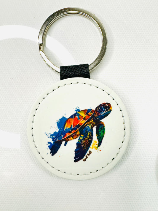 Nugget's Leather Keychain