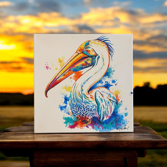 "Ellie" - Pelican Original Painting