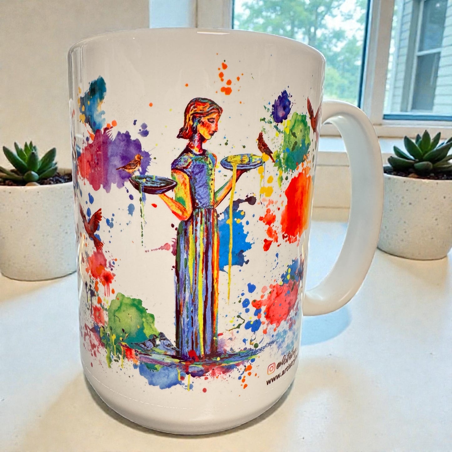 Savannah GA Bird Girl Coffee/Tea Cup