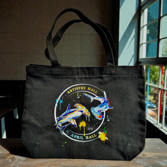 Blue Finn's Canvas Tote Bag