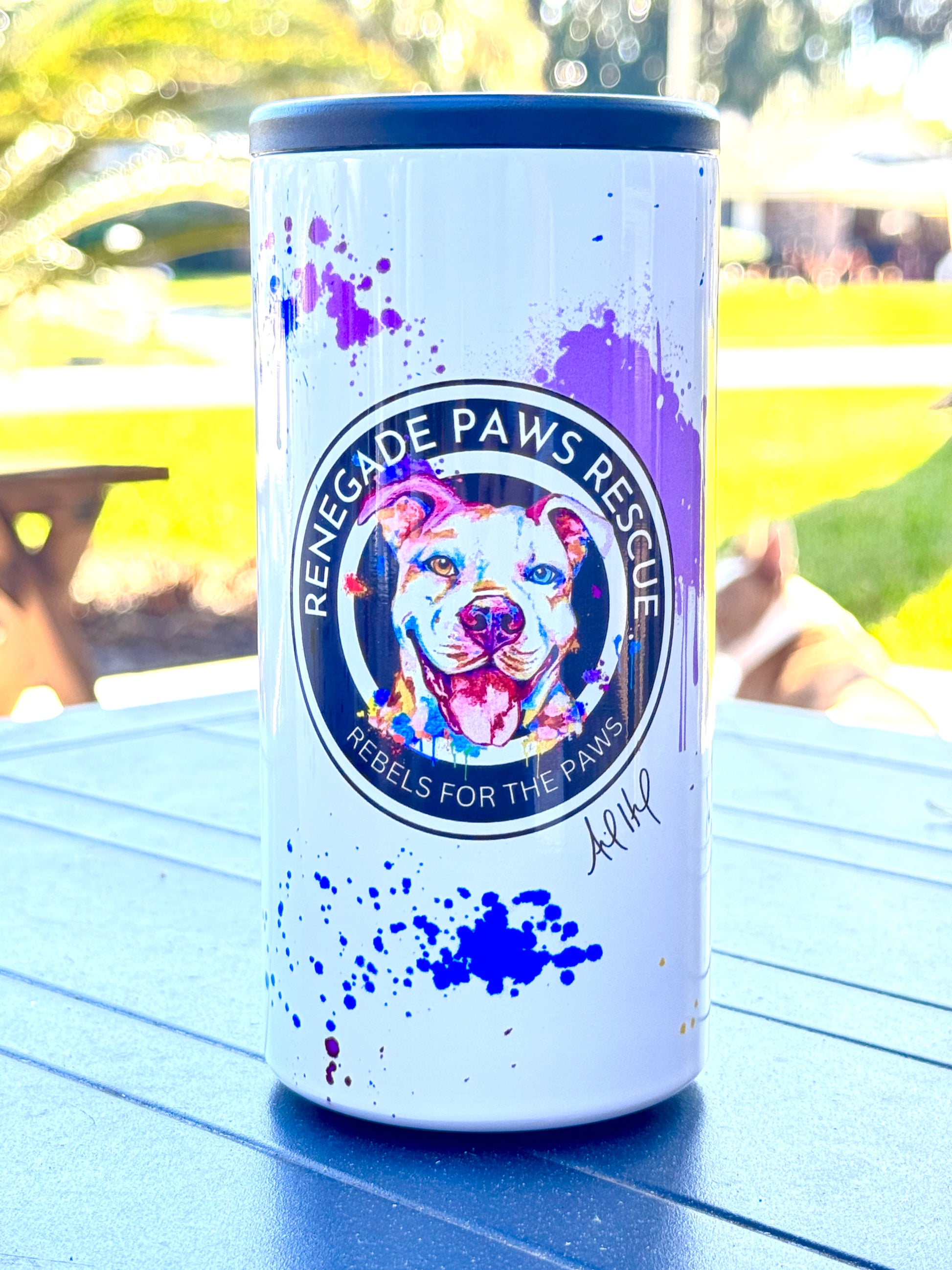 Renegade Paws Tall Skinny Koozie