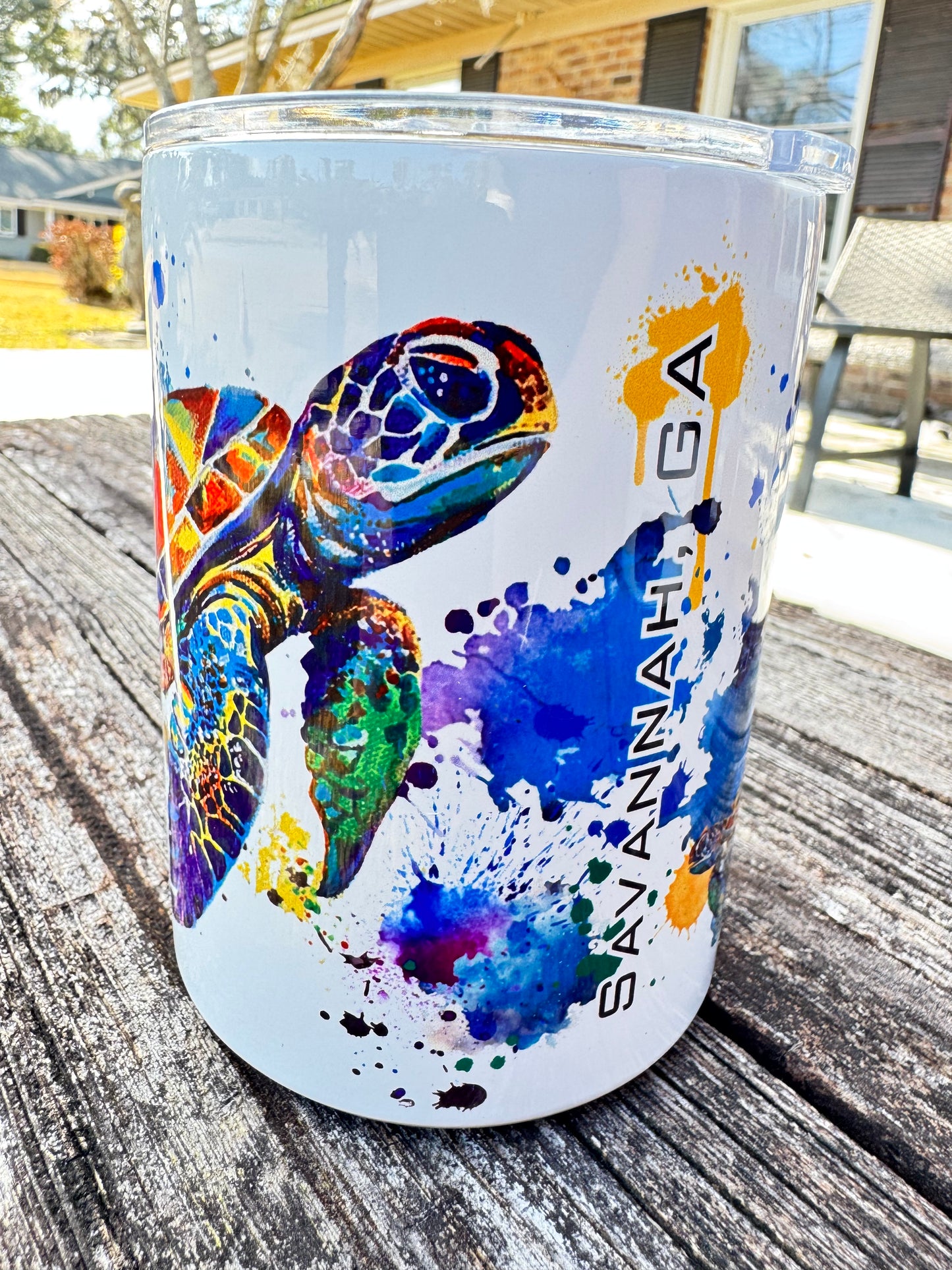 Turtle & Octopus 15oz Tumbler