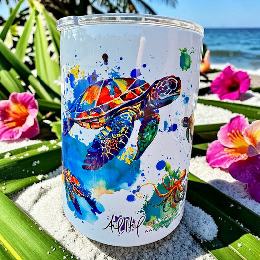 Turtle & Octopus 15oz Tumbler