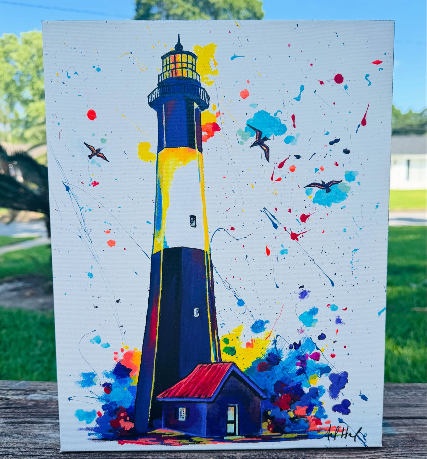 Tybee Island Lighthouse Original Painting