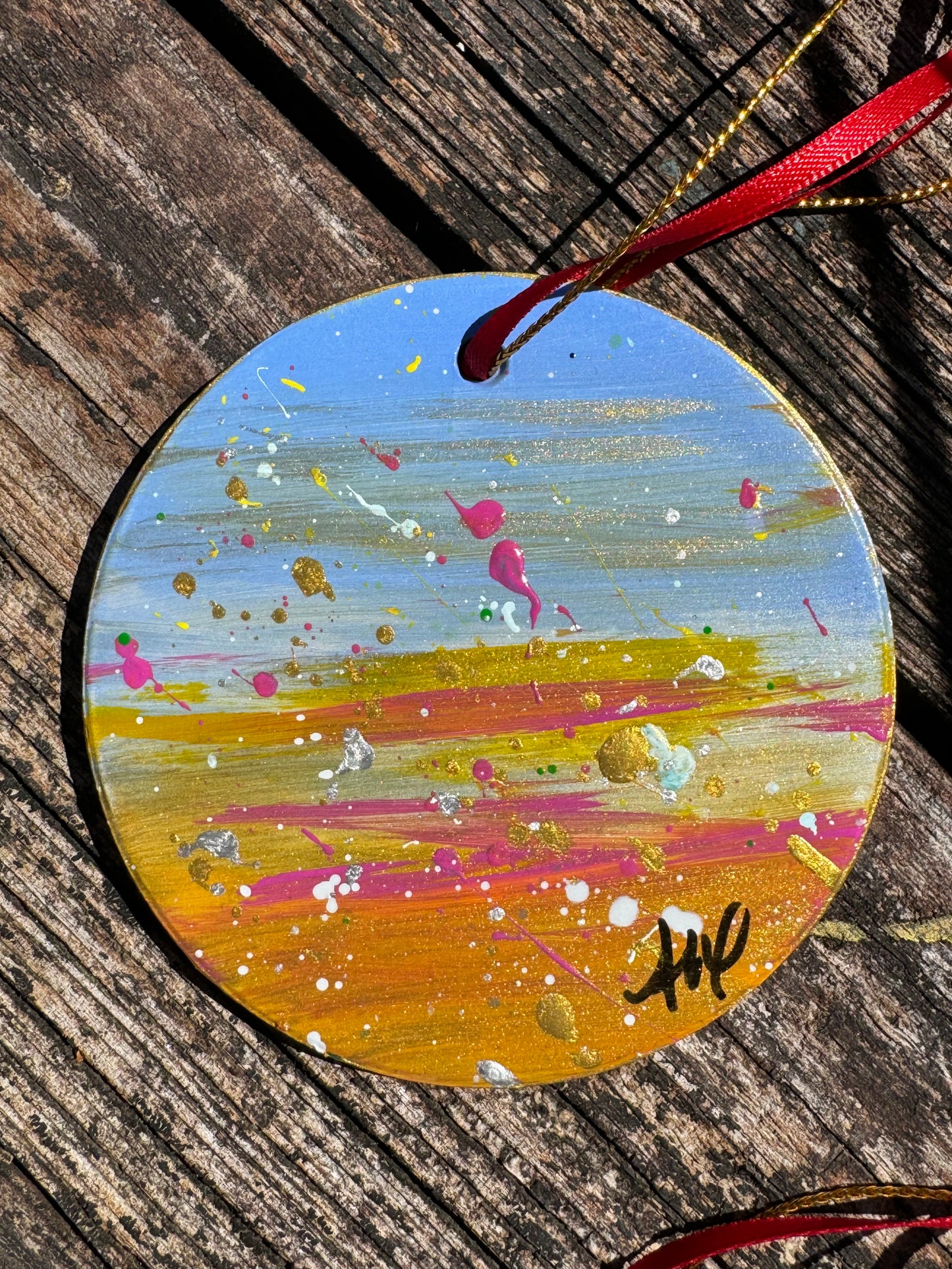 Mini Paintings as Ornaments