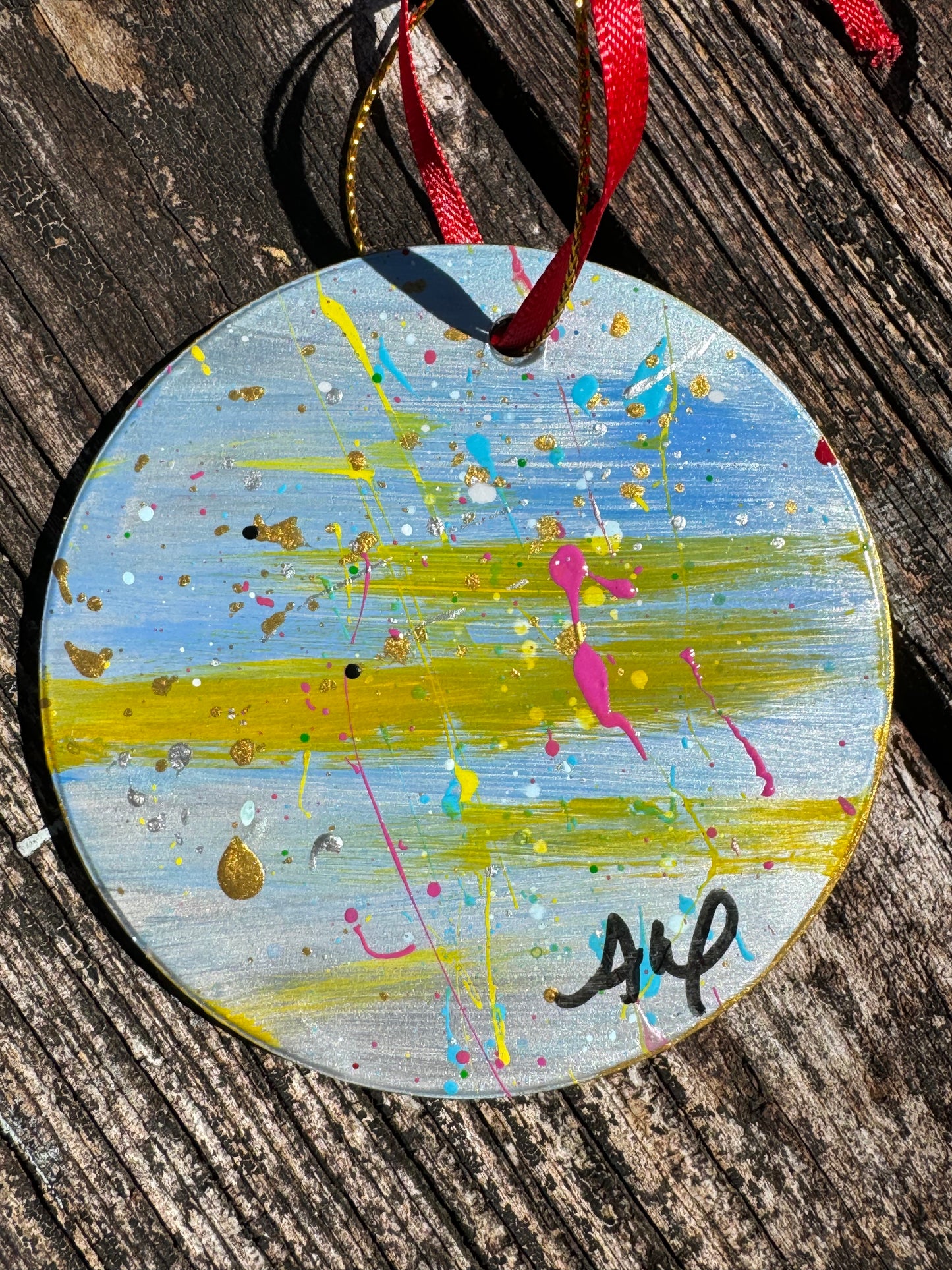 Mini Paintings as Ornaments